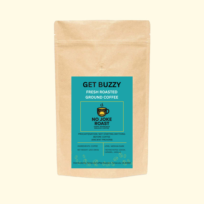 Get Buzzy Medium-Dark Roast w/Upgraded Label